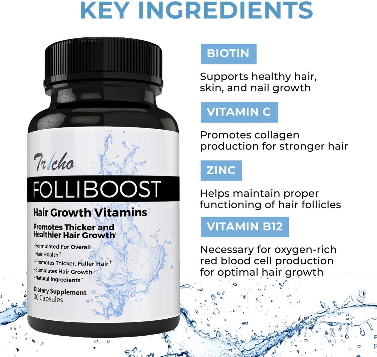 1 Bottle Subscription of Folliboost Hair Vitamins